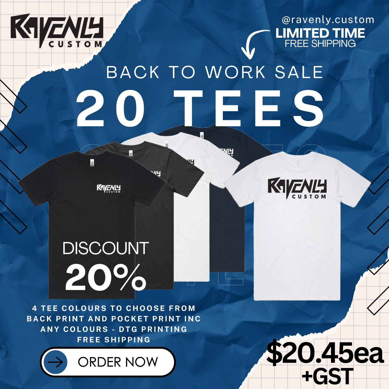 20 Tees PACK